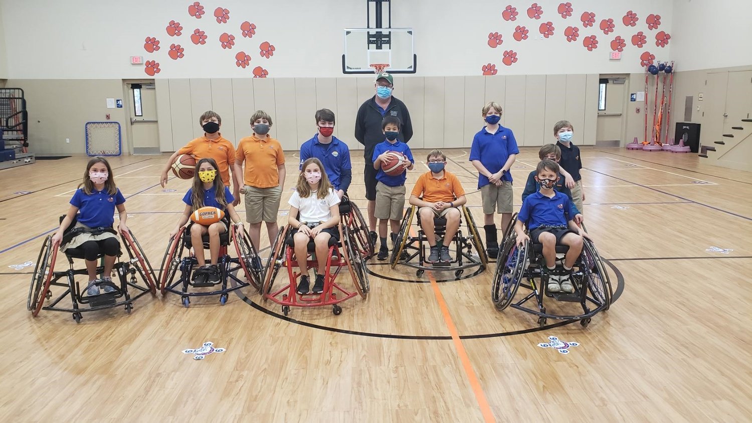 A team of fourth-grade students is studying para-athletics to design a plan for athletes of all abilities to play sports together.